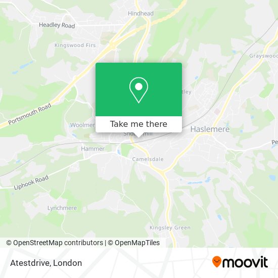 Atestdrive map