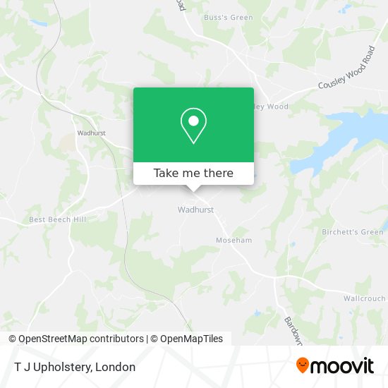T J Upholstery map