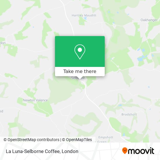 La Luna-Selborne Coffee map