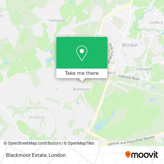 Blackmoor Estate map
