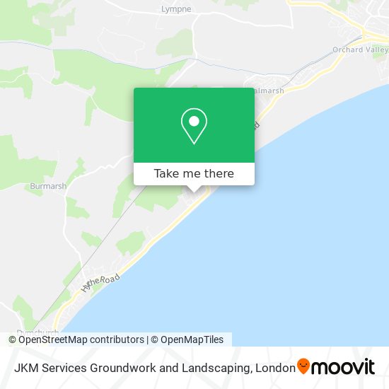 JKM Services Groundwork and Landscaping map