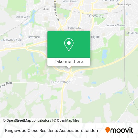 Kingswood Close Residents Association map