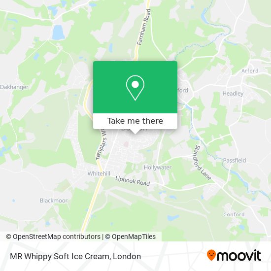 MR Whippy Soft Ice Cream map