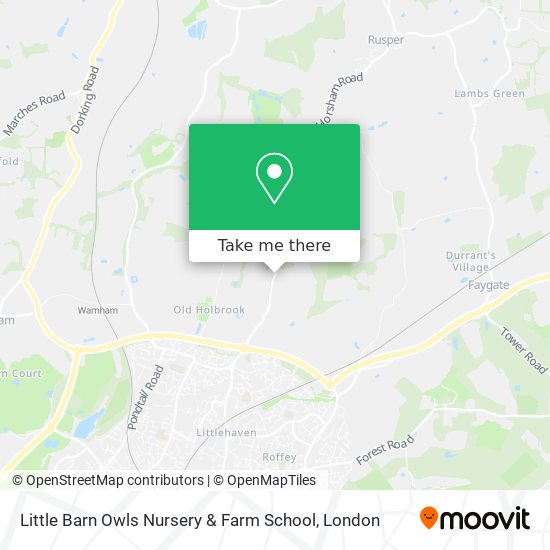Little Barn Owls Nursery & Farm School map