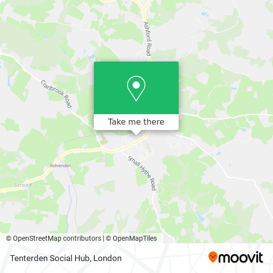 Tenterden Social Hub map