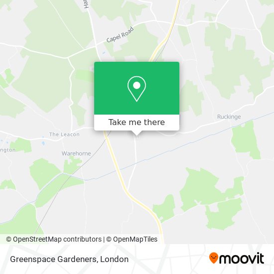 Greenspace Gardeners map