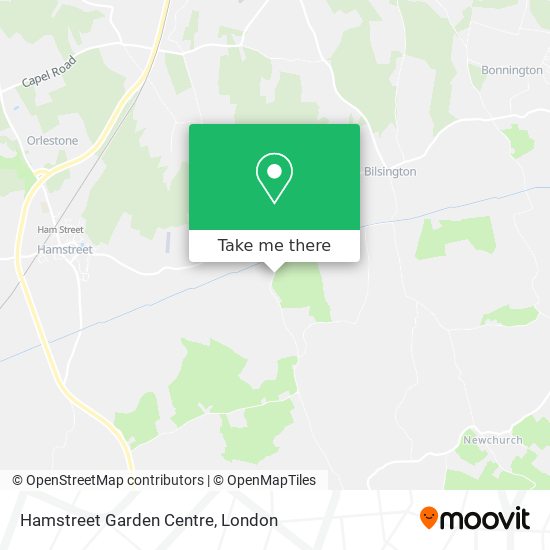 Hamstreet Garden Centre map