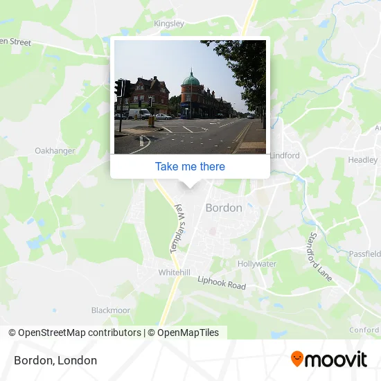Bordon map