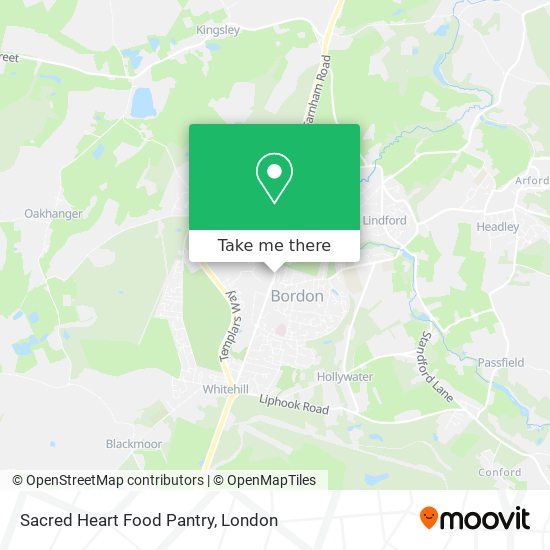 Sacred Heart Food Pantry map
