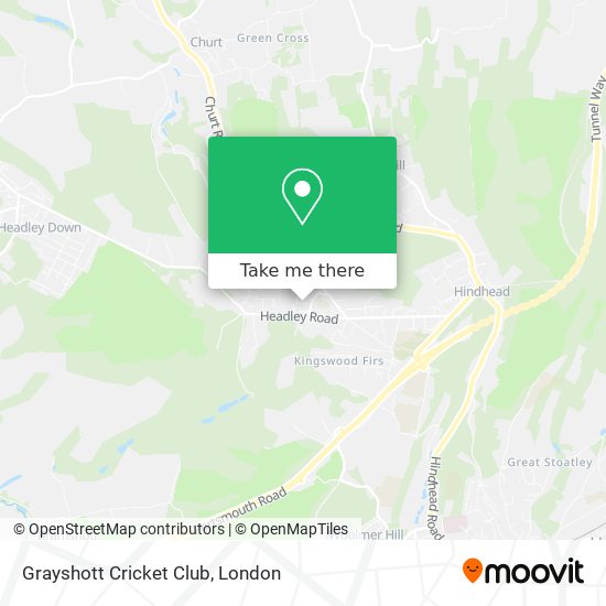 Grayshott Cricket Club map