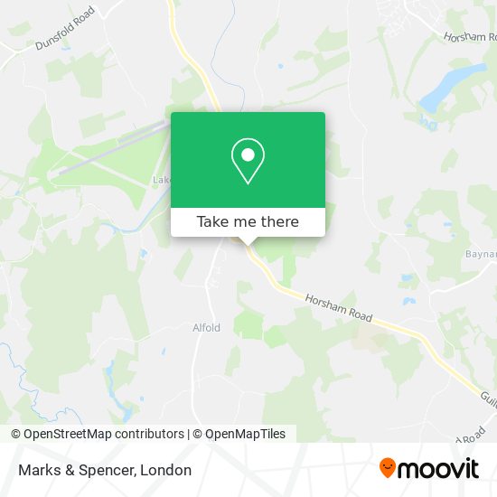 Marks & Spencer map