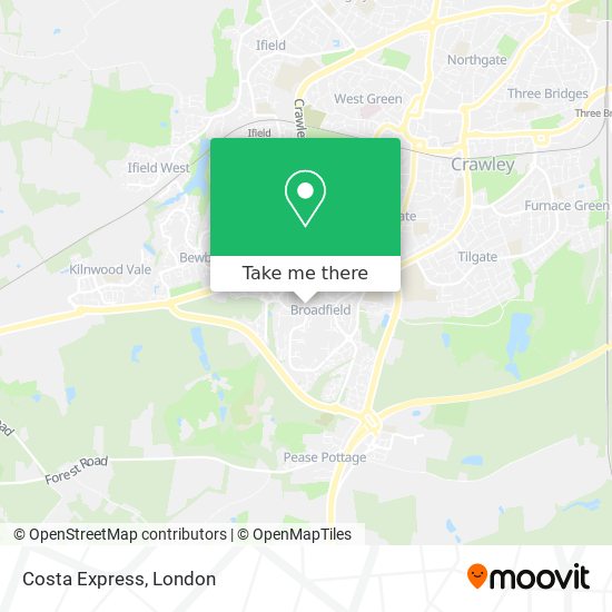 Costa Express map