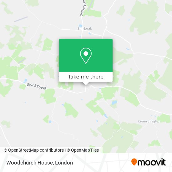 Woodchurch House map