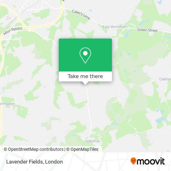 Lavender Fields map