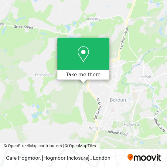 Cafe Hogmoor, [Hogmoor Inclosure]. map