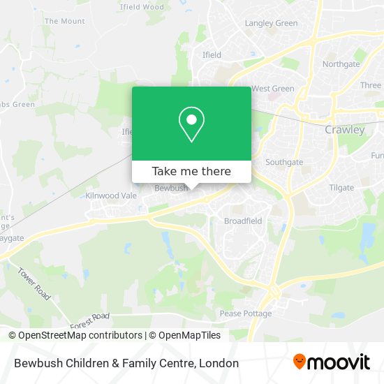 Bewbush Children & Family Centre map