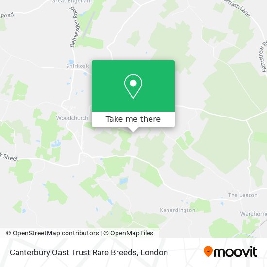 Canterbury Oast Trust Rare Breeds map