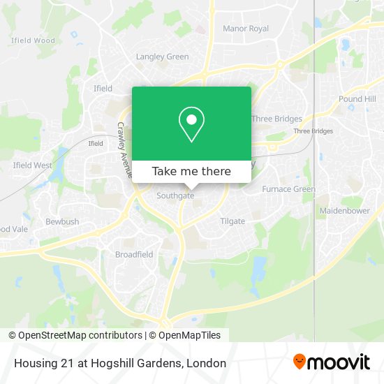 Housing 21 at Hogshill Gardens map