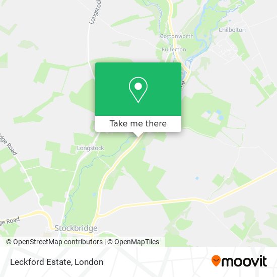 Leckford Estate map
