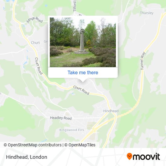 Hindhead map
