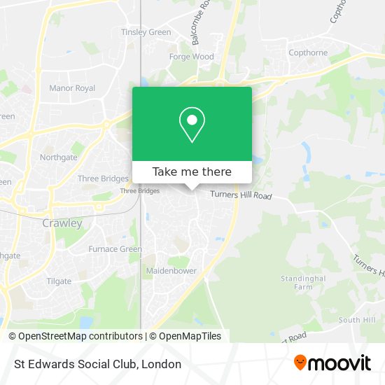 St Edwards Social Club map