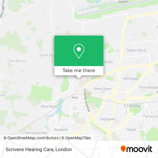 Scrivens Hearing Care map