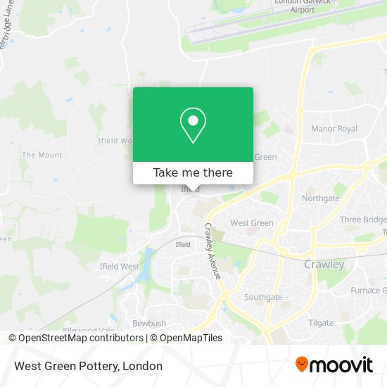 West Green Pottery map