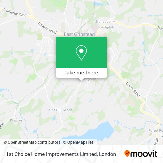 1st Choice Home Improvements Limited map