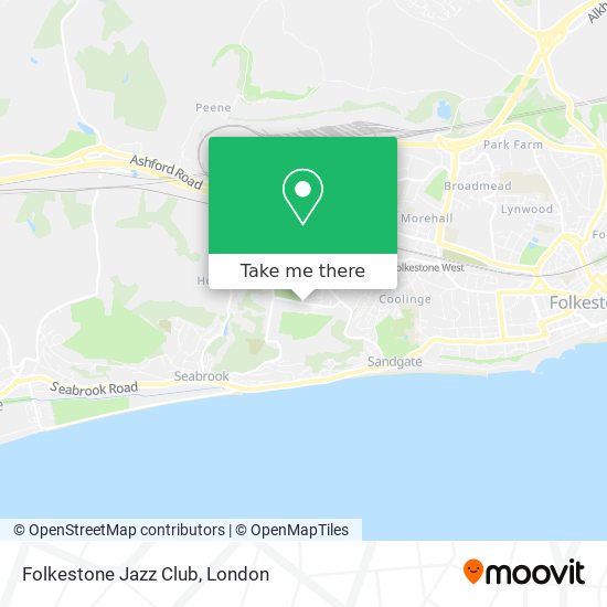 Folkestone Jazz Club map