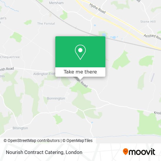Nourish Contract Catering map