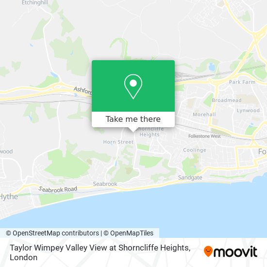 Taylor Wimpey Valley View at Shorncliffe Heights map
