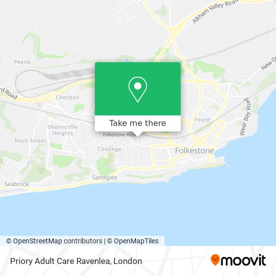 Priory Adult Care Ravenlea map