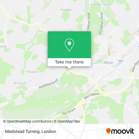 Medstead Turning map