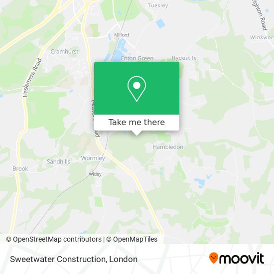 Sweetwater Construction map