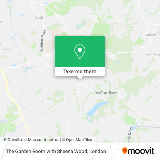 The Garden Room with Sheena Wood map