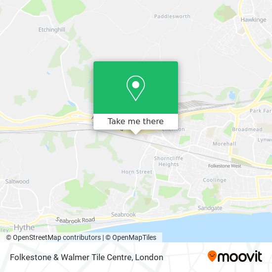 Folkestone & Walmer Tile Centre map