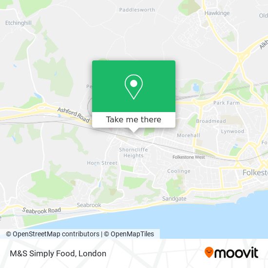M&S Simply Food map