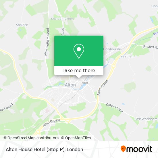Alton House Hotel (Stop P) map