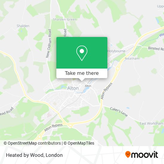 Heated by Wood map