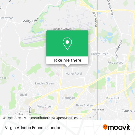 Virgin Atlantic Founda map