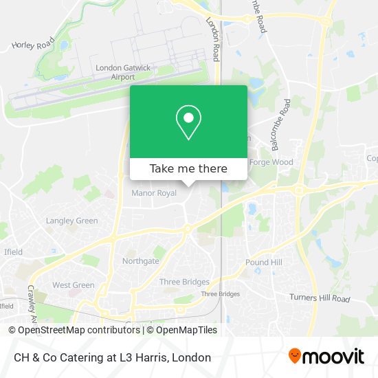 CH & Co Catering at L3 Harris map