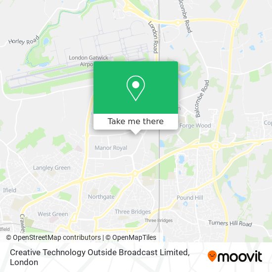 Creative Technology Outside Broadcast Limited map