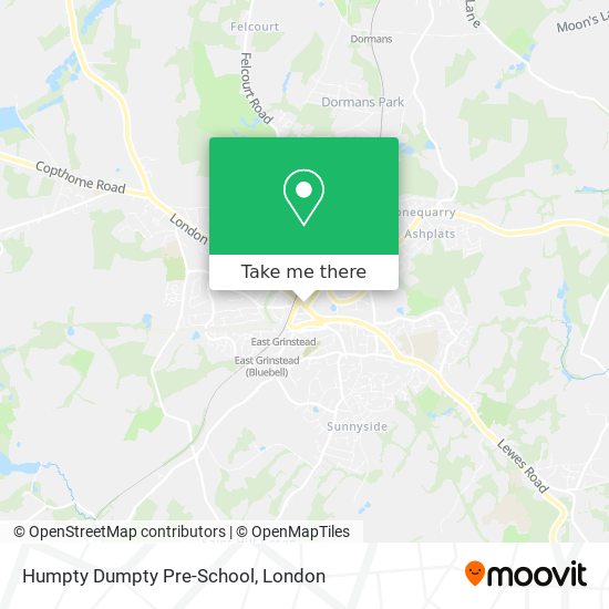 Humpty Dumpty Pre-School map