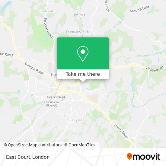 East Court map