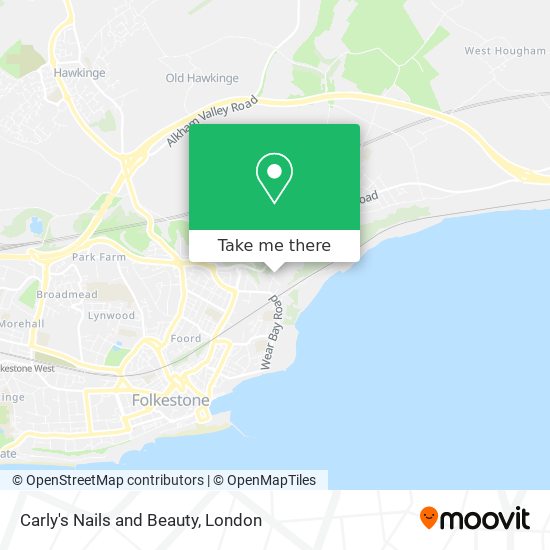Carly's Nails and Beauty map