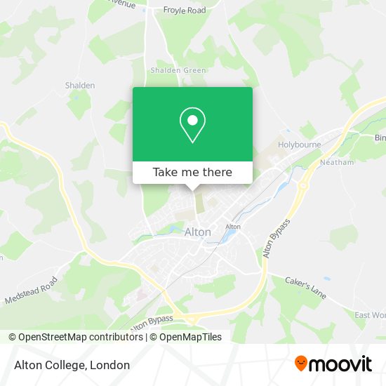 Alton College map