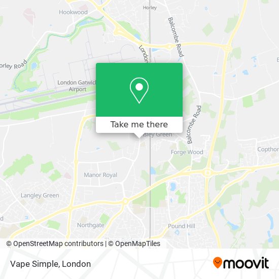 Vape Simple map