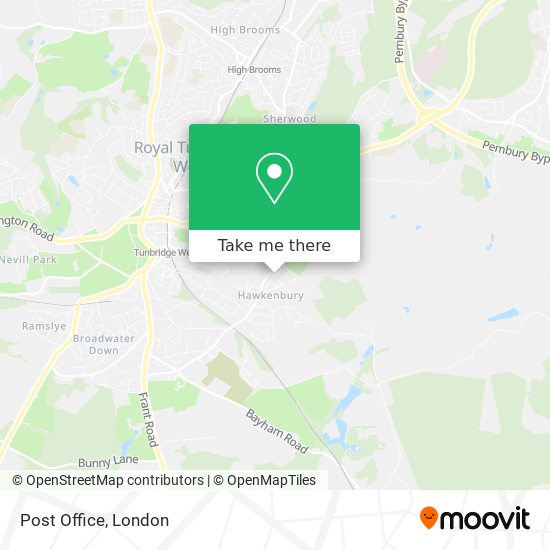 Post Office map