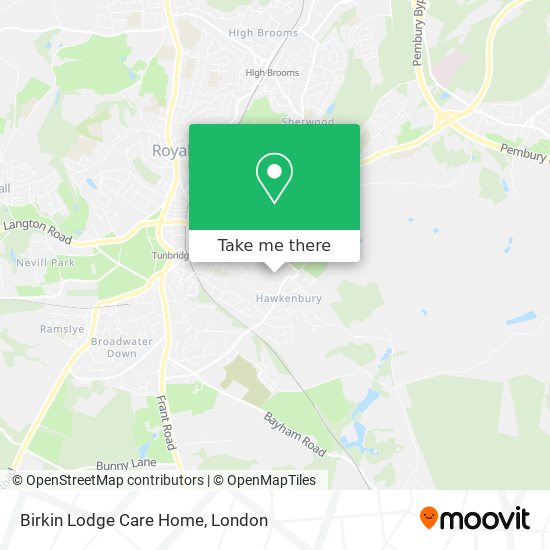 Birkin Lodge Care Home map
