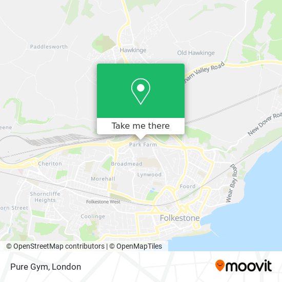 Pure Gym map